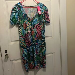 Lilly Pulitzer Aleece Dress NWT in Sunshine Jungle XL